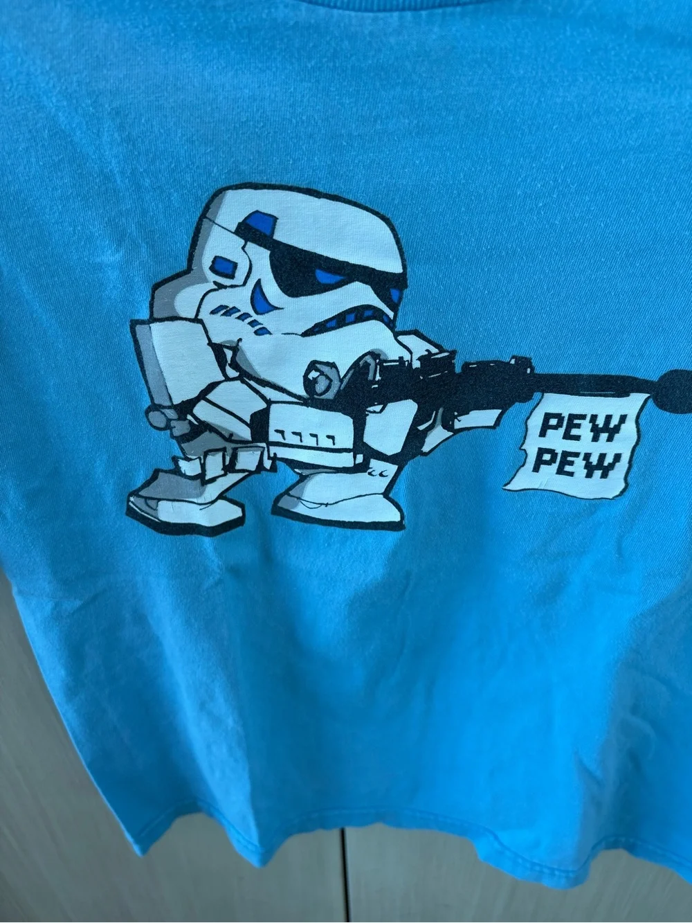 Star Wars Light Blue Kids Short Sleeve Stormtrooper Tee